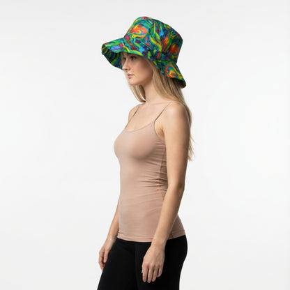 Floppy Bucket Hat Green Jungle