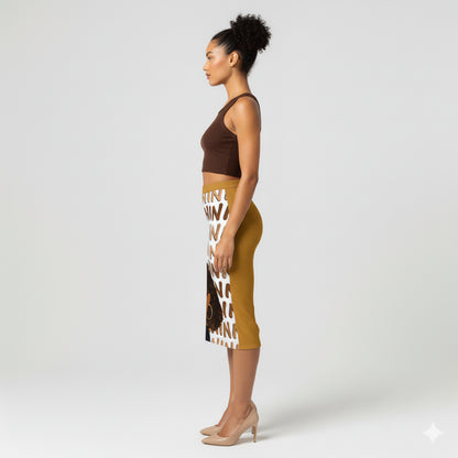 Body Con Short Knit Skirt – Melanin Muse Edition