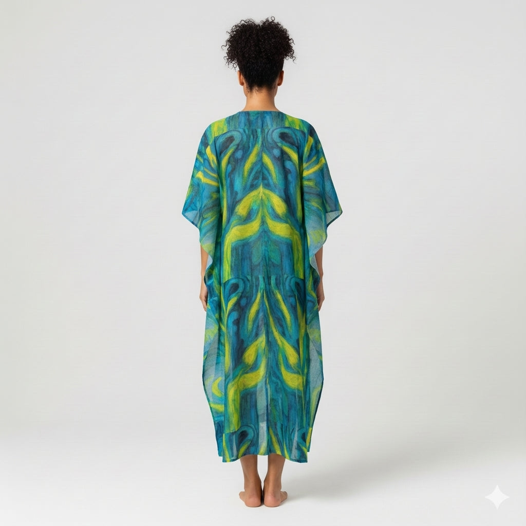 Caftan Blue Jungle