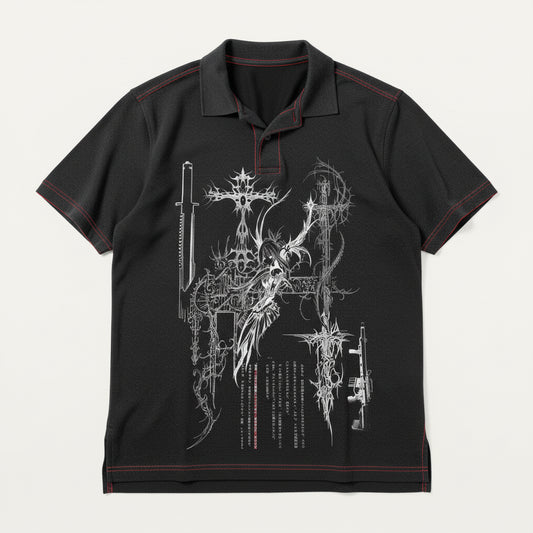 TKA Polo Shirt in Midweight Stretch Cotton Fleece