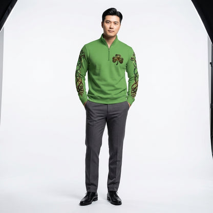Tailored Quarter-Zip Celtic Sweatshirt