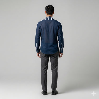 Basic Shirt Band Collar 