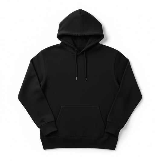 Basic Hoodie in Organic Cotton Spandex French Terry