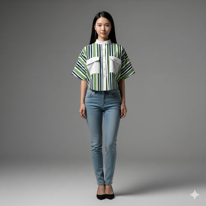 Cropped Kimono 