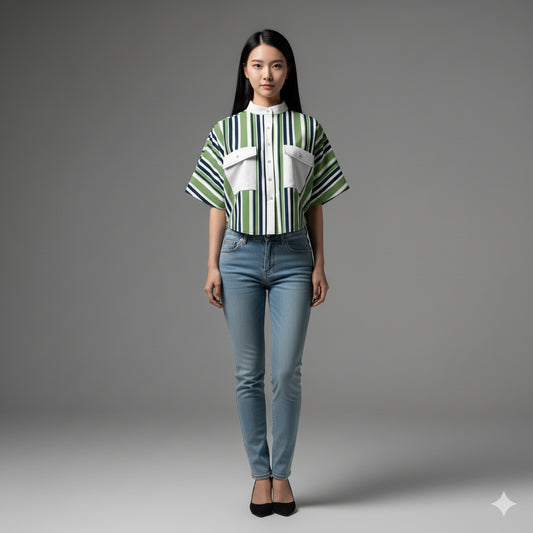 Cropped Kimono 