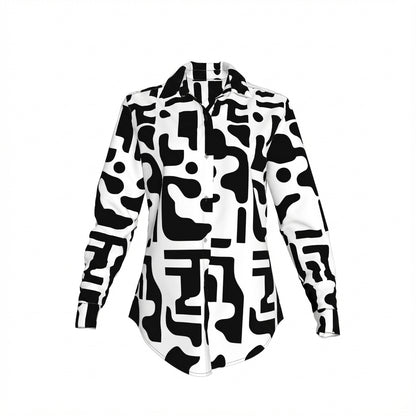 Codex Button Front Blouse (Baz'l Couture)