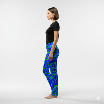 Slim Jeans – Abstract Line Art Print