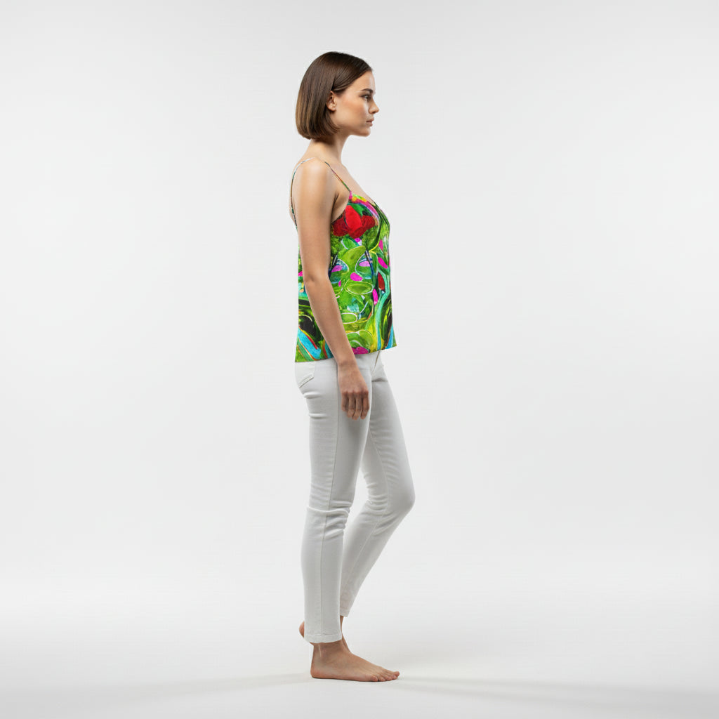 Camisole Pink Water Lilies