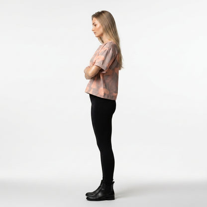 Feeder Woven Tee Peach Adobe