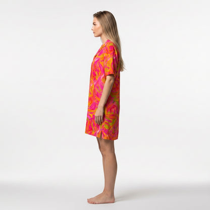 Camp Collar Dress Pink Noodles