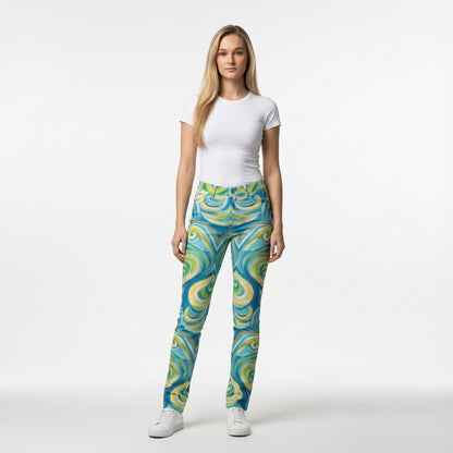 Skinny Jeans Sea Swirls