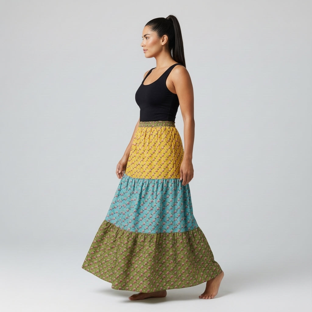 Prairie Skirt in Lightweight Cotton Poplin