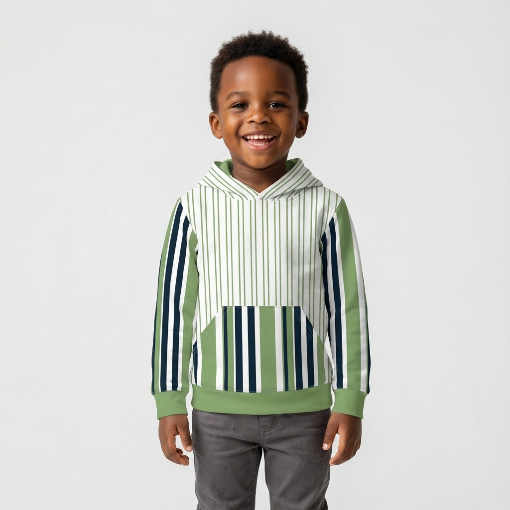 Striped Midweight Hoodie