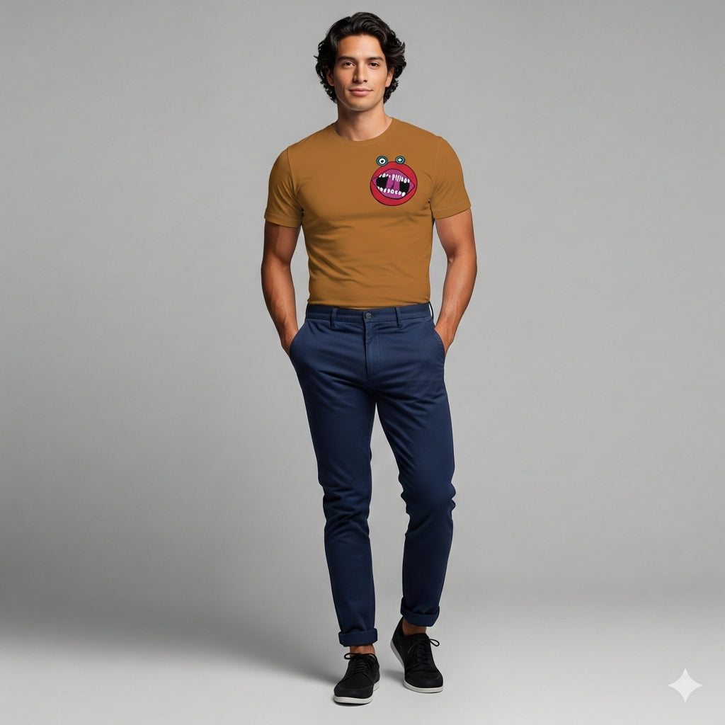 Was It Real? Men's Browned Orange Tee