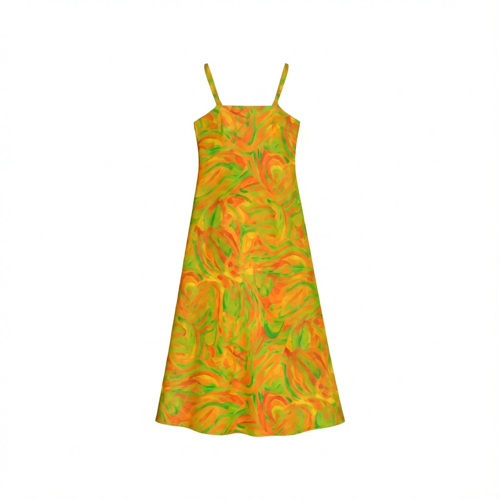 Bias Slip Dress Fruity Noodles