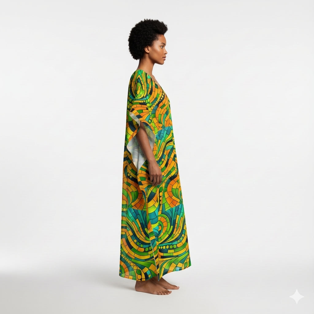 Caftan Mosaic 11 – Lightweight Organic Cotton Voile
