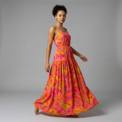 Maxi Dress - Pink Noodles 
