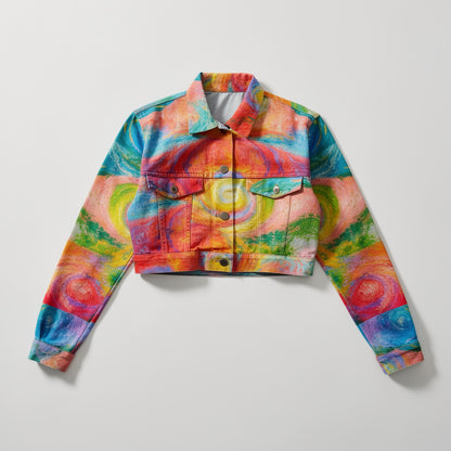 Cropped Jean Cotton Jacket Multiverse