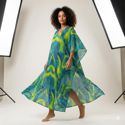 Caftan Blue Jungle
