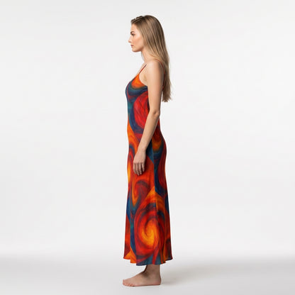 Bias Slip Dress Solar Flares