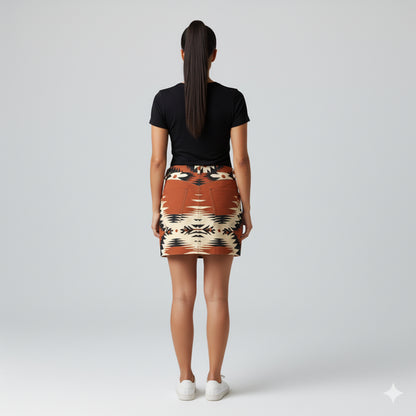 Kai Denim Mini Skirt