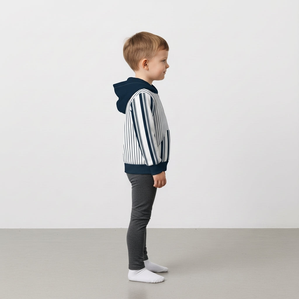Striped Midweight Hoodie