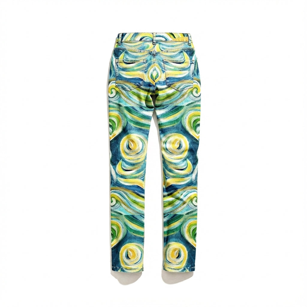 Skinny Jeans Sea Swirls