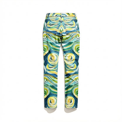Skinny Jeans Sea Swirls