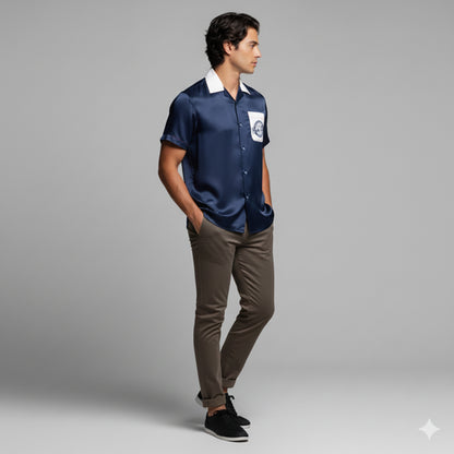 Silk Lion Back Shirt