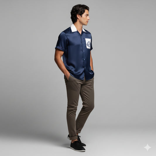 Silk Lion Back Shirt