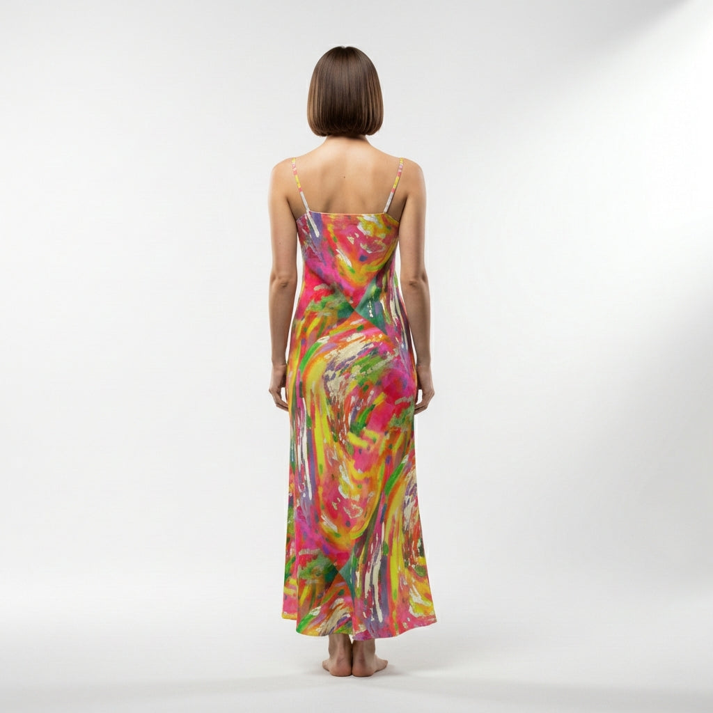 Bias Slip Dress in Ecovero Crepe