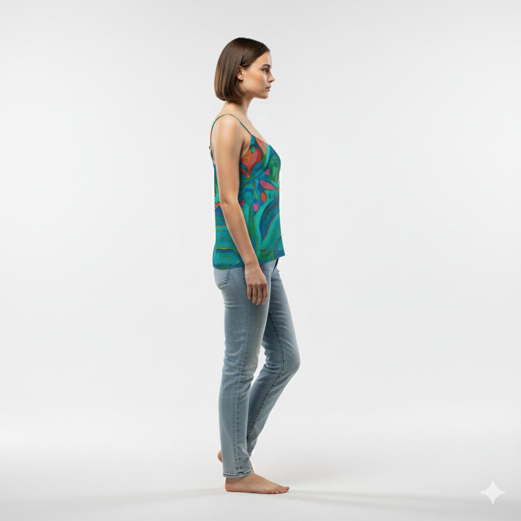 Camisole Water Lilies – Organic Cotton Voile