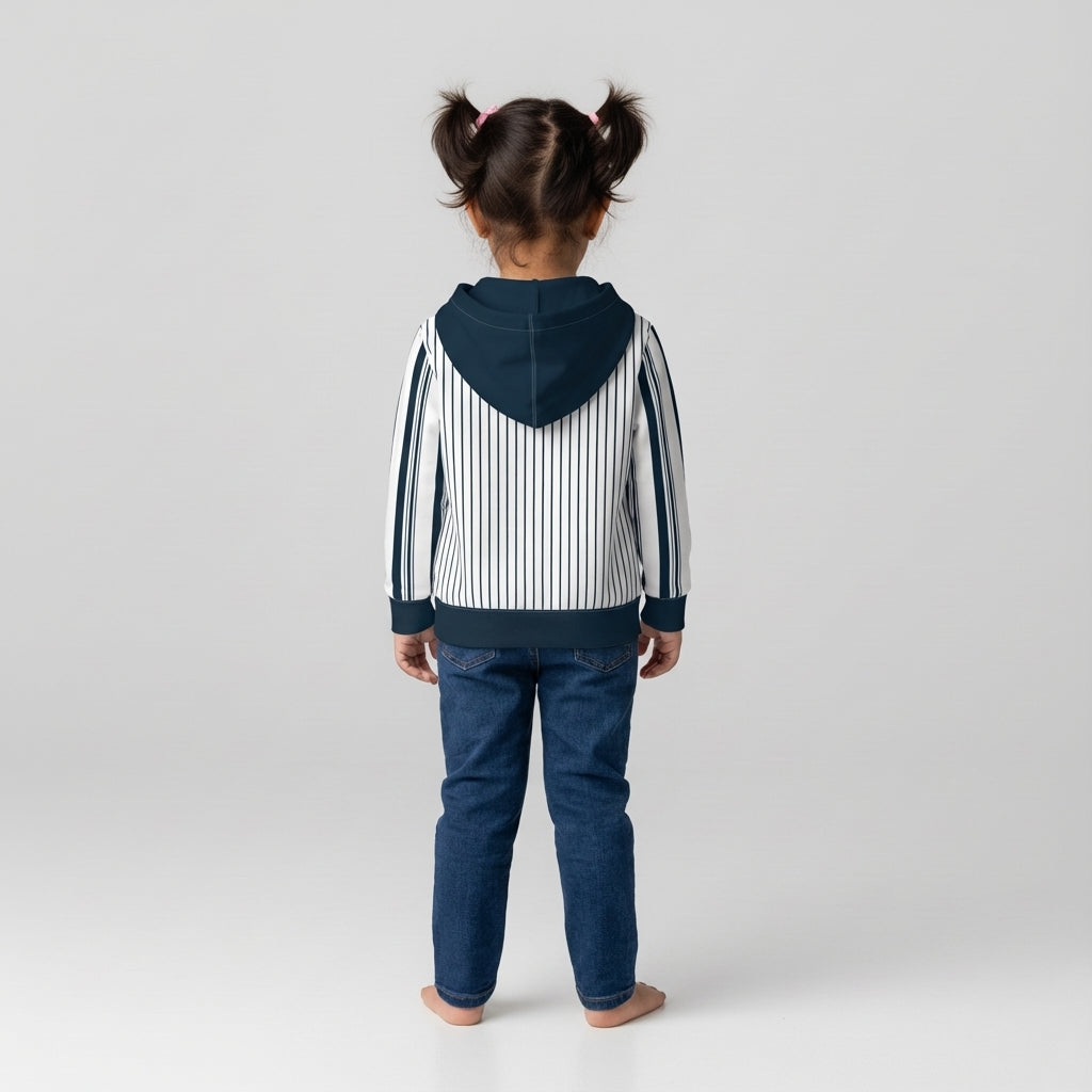 Striped Midweight Hoodie