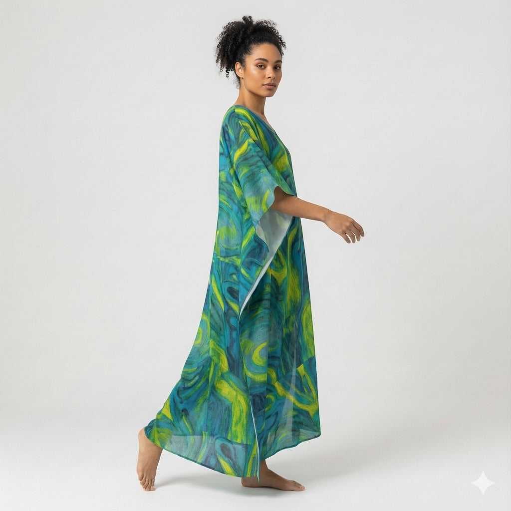 Caftan Blue Jungle