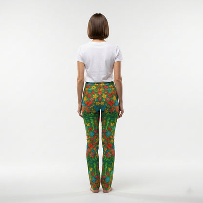 Skinny Jeans Butterfly Flowers