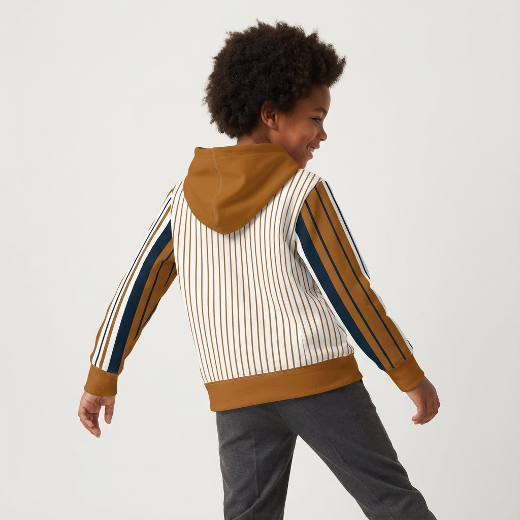Striped Midweight Hoodie