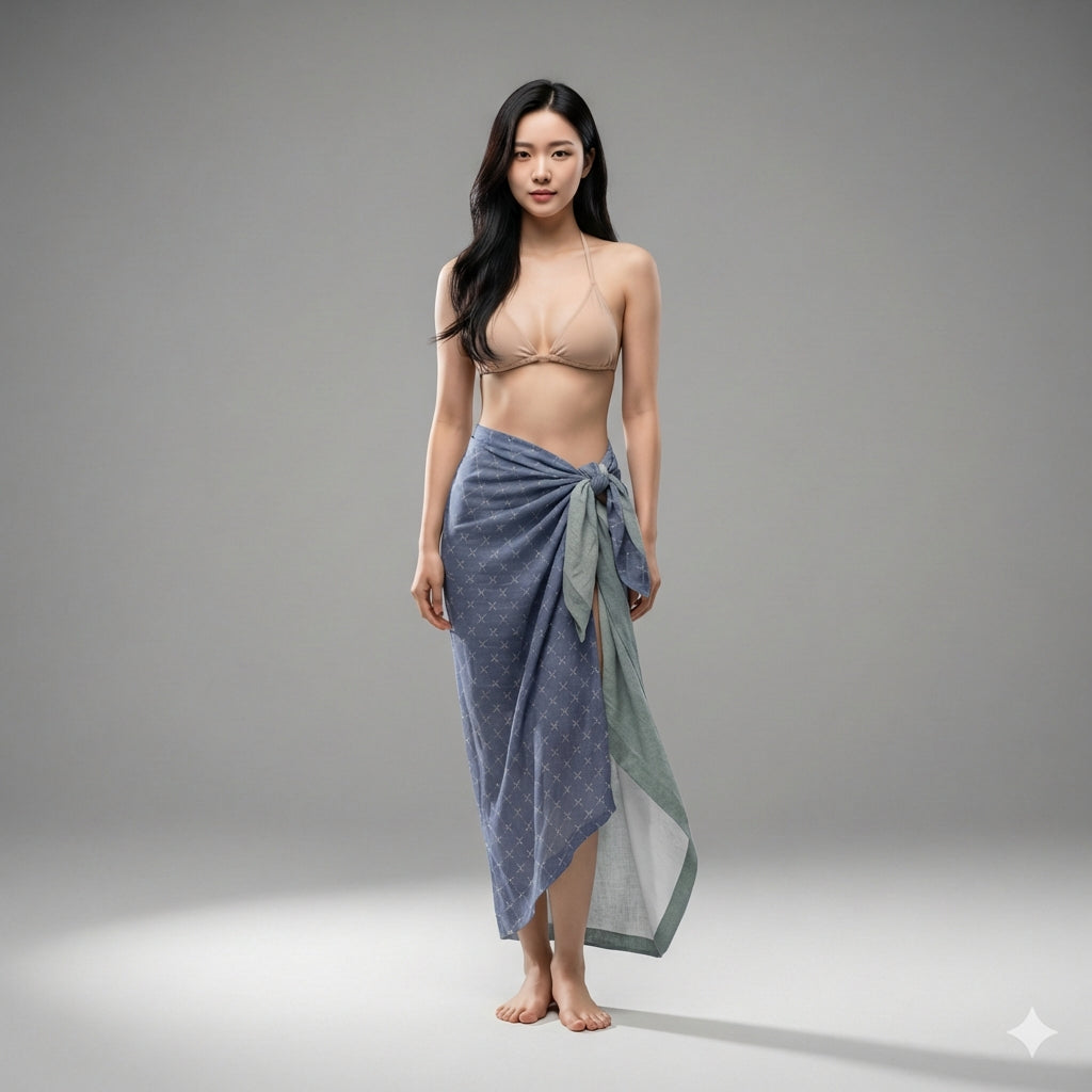 Maxi Sarong in Lightweight Linen Plain Weave