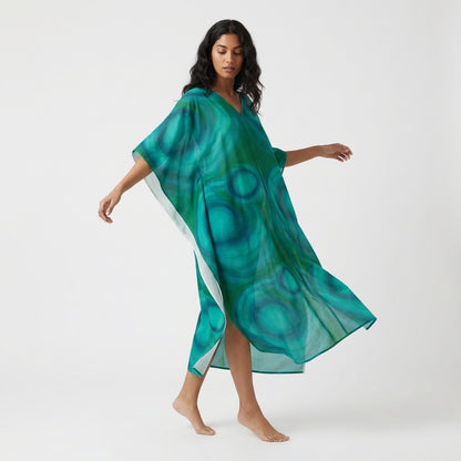 Caftan Indigo Child - Lightweight Organic Cotton Voile