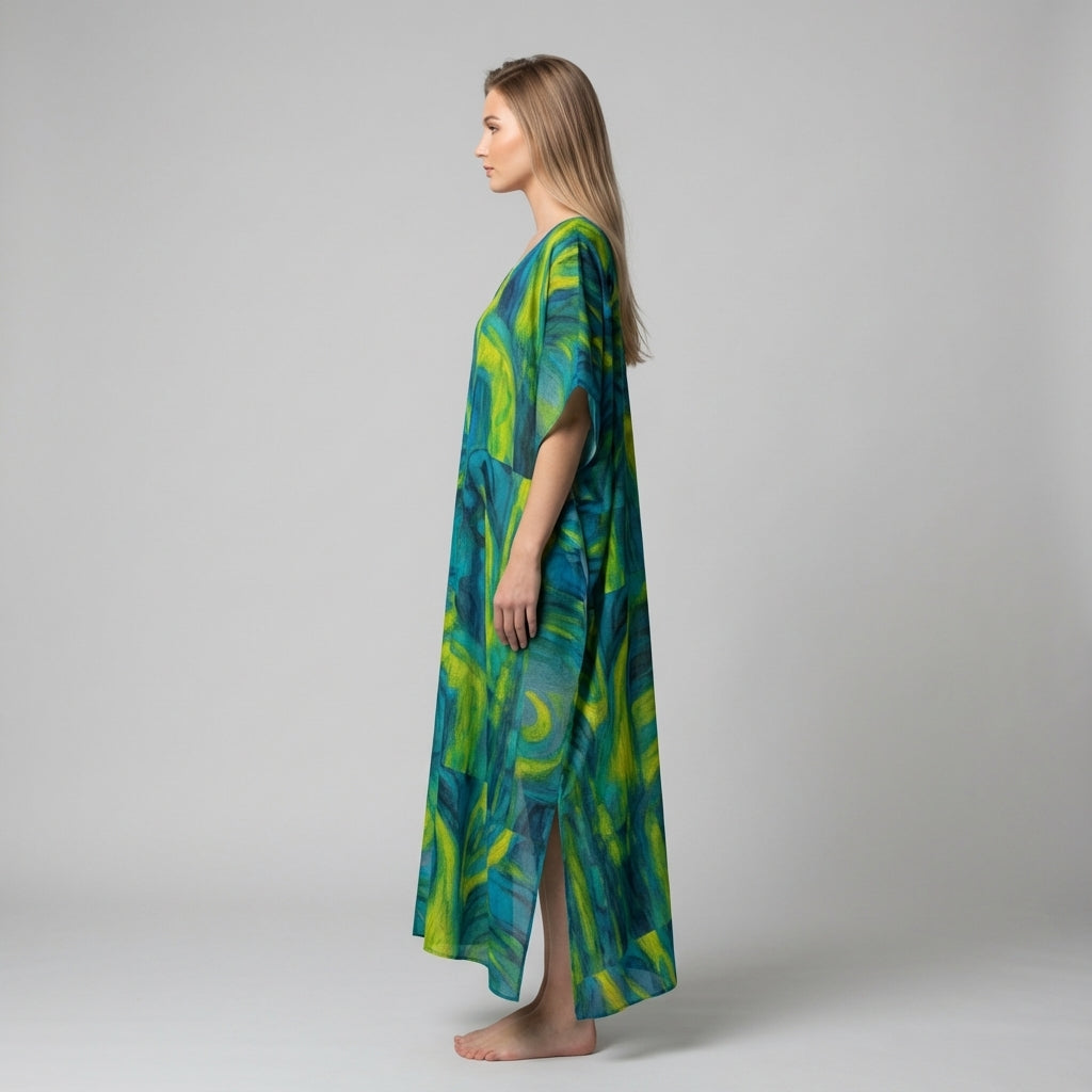 Caftan Blue Jungle