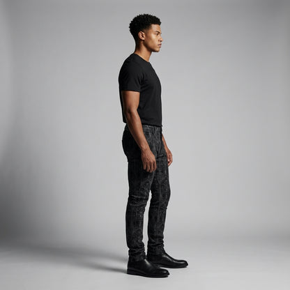 Skull Castle Skinny Jeans