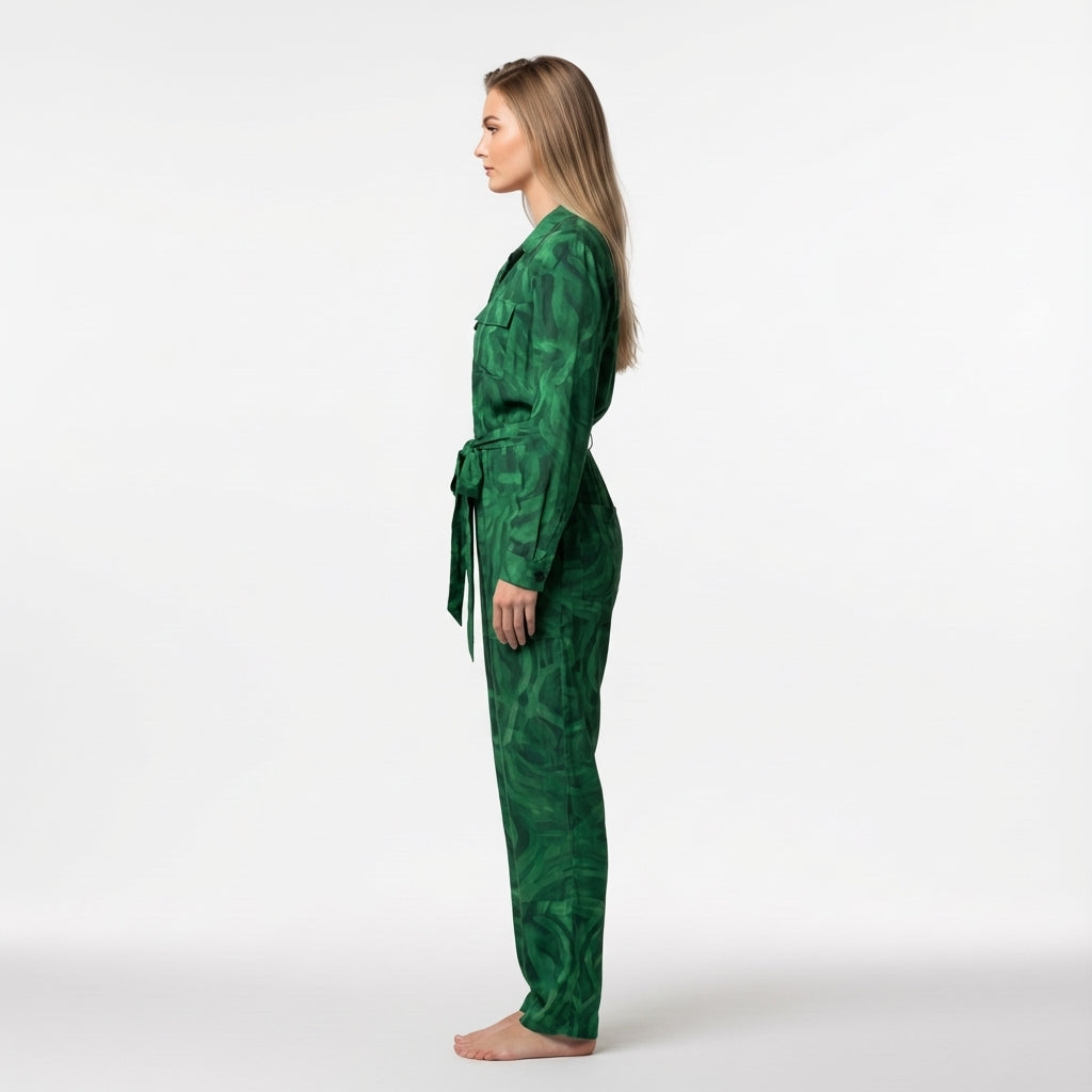 Jumpsuit Dark Green Noodles