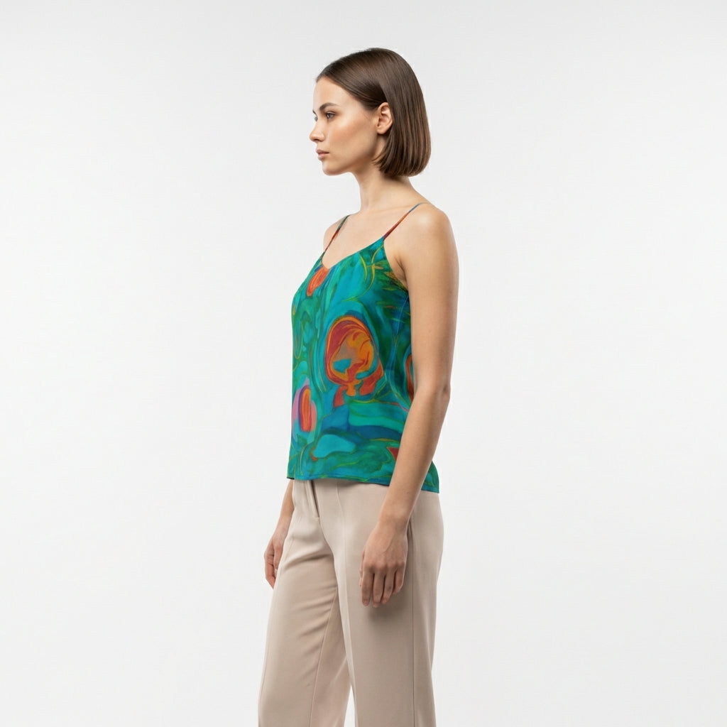 Camisole in Lightweight Organic Cotton Voile