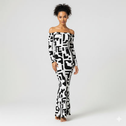 Codex Bodycon Maxi Dress