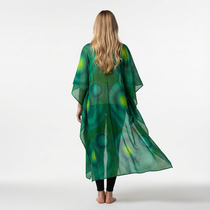 Caftan Crystal Child in Lightweight Organic Cotton Voile