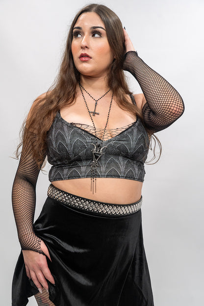 Cathedral Bralette in Bamboo Cotton Jersey