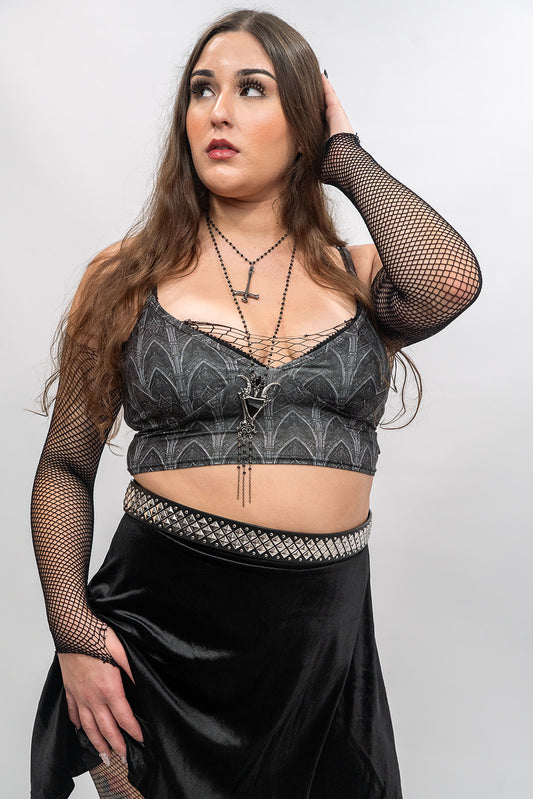 Cathedral Bralette in Bamboo Cotton Jersey