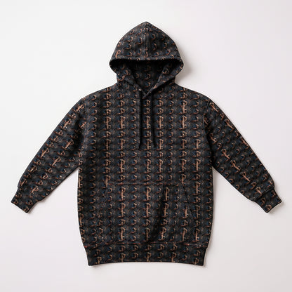 Coiled Cobra Hoodie – Half Raglan Sweatshirt Hoodie