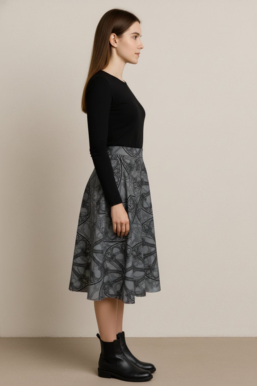 Rose Window Circle Skirt
