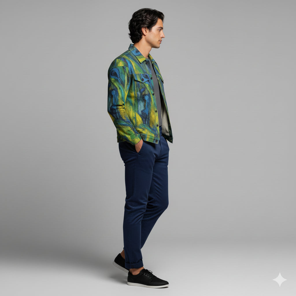 Jean Jacket – Heavyweight Stretch Cotton Denim