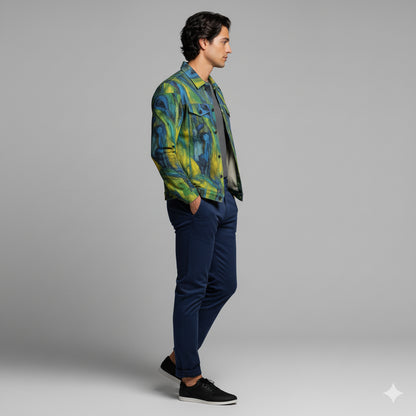 Jean Jacket – Heavyweight Stretch Cotton Denim